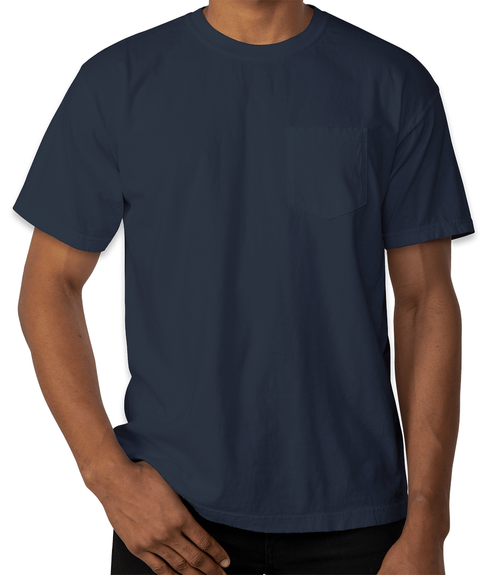 Comfort Colors 100% Cotton Pocket T-shirt