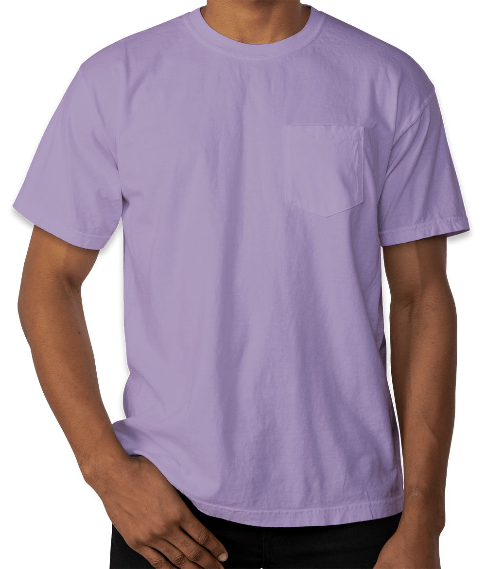 Comfort Colors 100% Cotton Pocket T-shirt