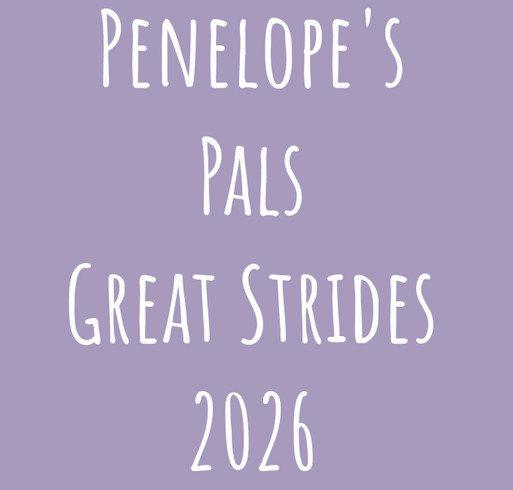 Great Strides Walk Penelope's Pals shirt design - zoomed