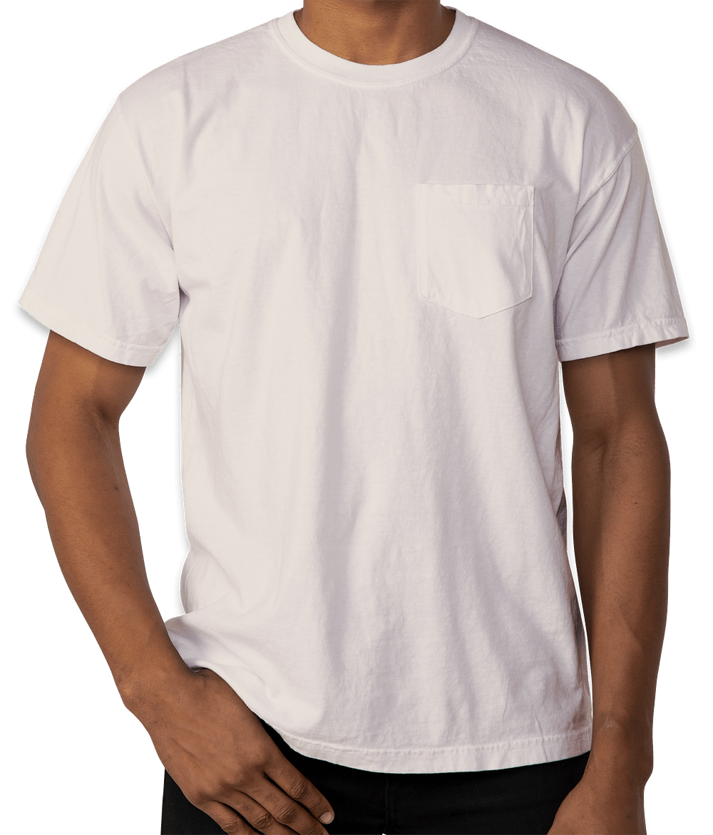 Comfort Colors 100% Cotton Pocket T-shirt