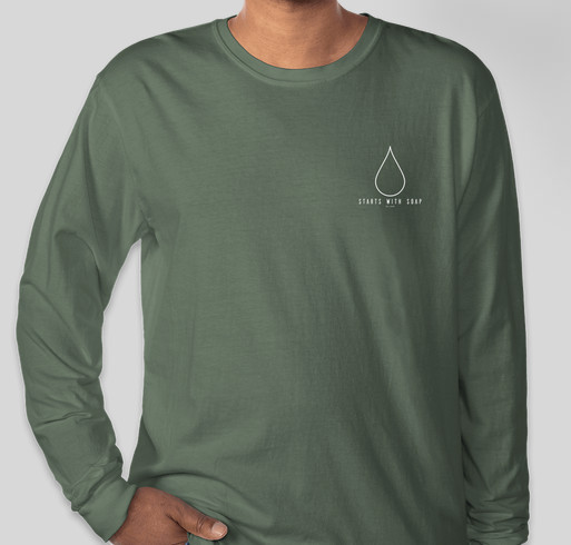 Starts With Soap Summer Tee—Comfort Colors! Fundraiser - unisex shirt design - front