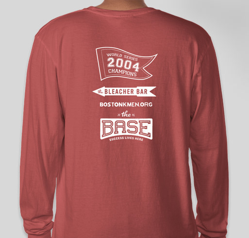 Boston K Men Team Up With The BASE! Fundraiser - unisex shirt design - back
