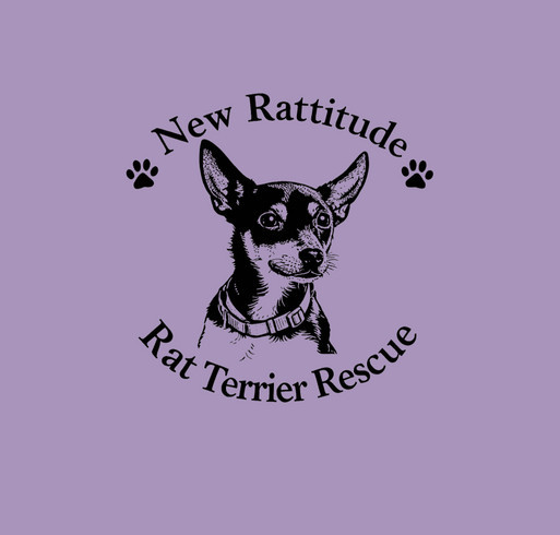 New Rattitude Rat Terrier Rescue 2026 Tshirt/Apparel Fundraiser shirt design - zoomed