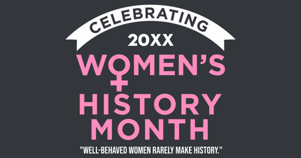 Zoomed in Design Idea Number 61083: Womens History Month