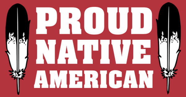 Zoomed in Design Idea Number 61000: Proud Native American