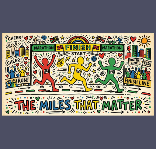 The Miles that Matter shirt design - zoomed
