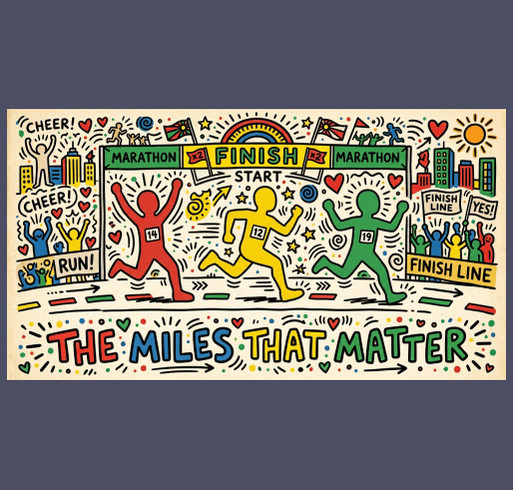 The Miles that Matter shirt design - zoomed