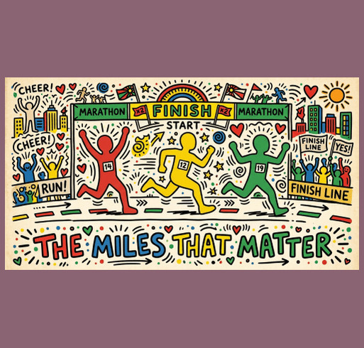 The Miles that Matter shirt design - zoomed