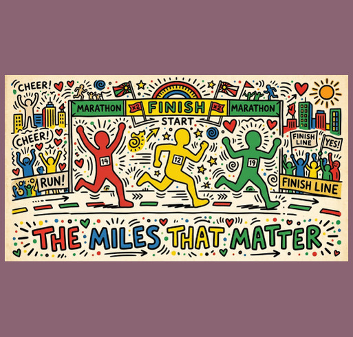 The Miles that Matter shirt design - zoomed