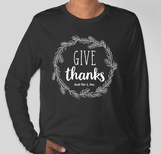 Give Thanks with J Fundraiser - unisex shirt design - front