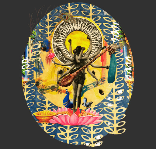 SUPPORT JIVAMUKTI NYC FOUNDATION shirt design - zoomed