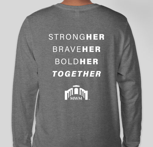 Stronger Together with the Military Women's Memorial Fundraiser - unisex shirt design - back