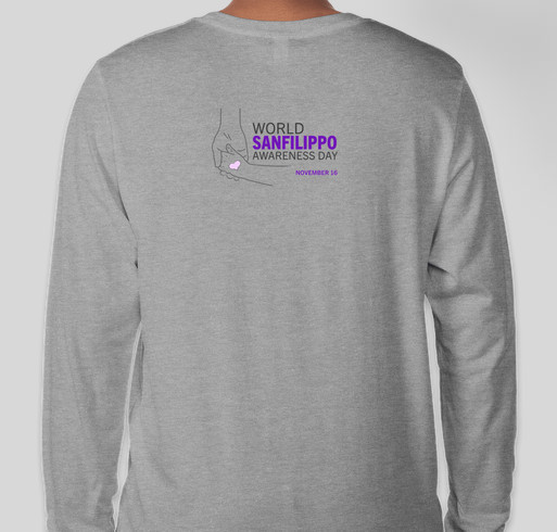 The CAM Foundation (World Sanfilippo Awareness Day-2021) Fundraiser - unisex shirt design - back