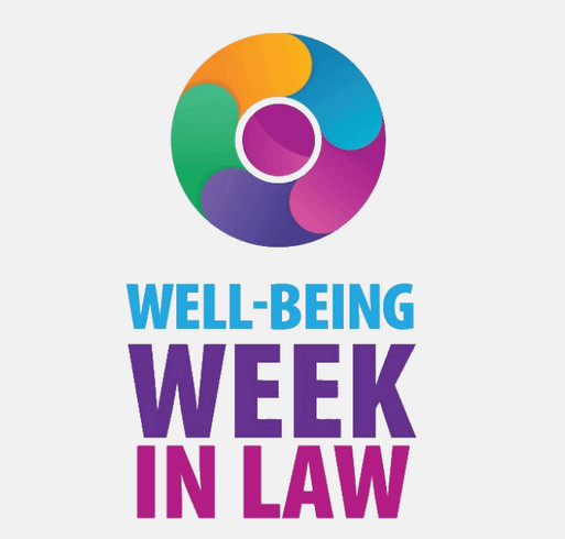 Well-Being Week in Law 2025: T-shirts shirt design - zoomed