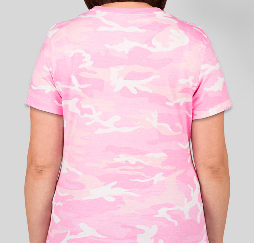 Ladies Camo for Furry Friends Rescue Center! Fundraiser - unisex shirt design - back