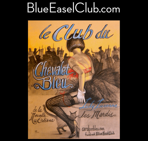 Support Blue Easel Club Artist Education and Organization Expansion in 2024 shirt design - zoomed