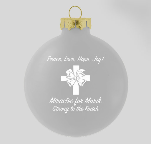 Miracles for Marik Holiday Ornament Fundraiser! Fundraiser - unisex shirt design - front