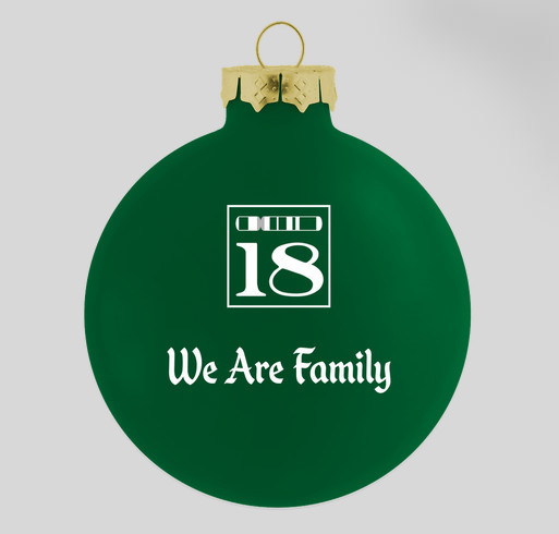 Chromosome 18 Christmas Ornament 2015 Fundraiser - unisex shirt design - back