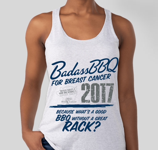 2017 BadassBBQ Fundraiser - unisex shirt design - front