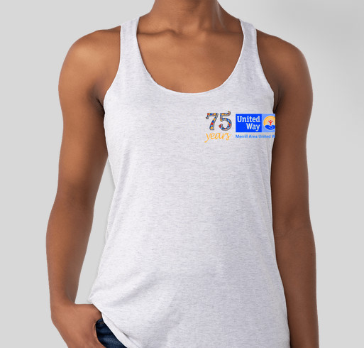Merrill Area United Way 75th Anniversary! Fundraiser - unisex shirt design - front