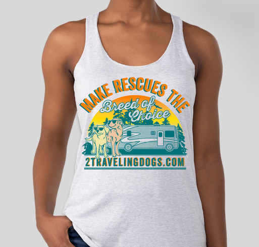 Make Rescues The Breed Of Choice Fundraiser - unisex shirt design - front
