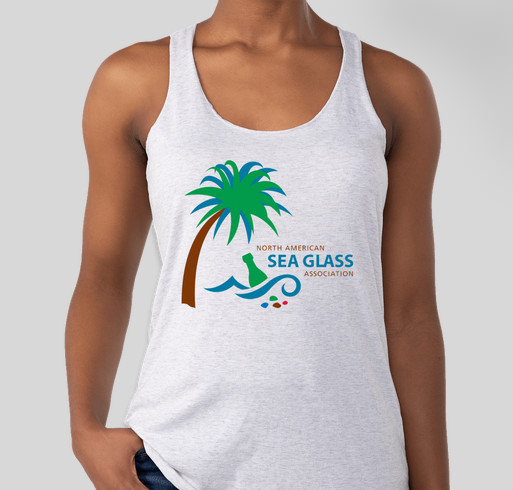 2021 North American Sea Glass Association Virtual Festival Apparel Fundraiser - unisex shirt design - front