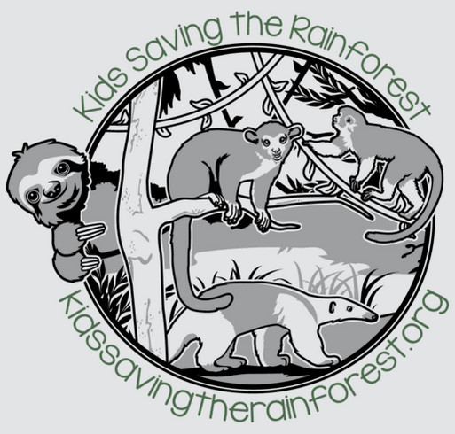Support Kids Saving the Rainforest! shirt design - zoomed