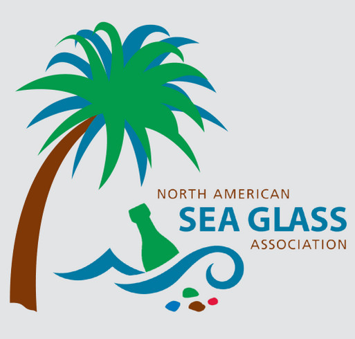 2021 North American Sea Glass Association Virtual Festival Apparel shirt design - zoomed