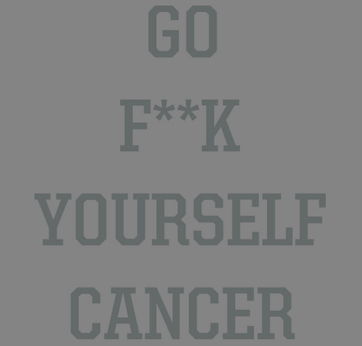 Cycle for Survival Team #gfyc shirt design - zoomed