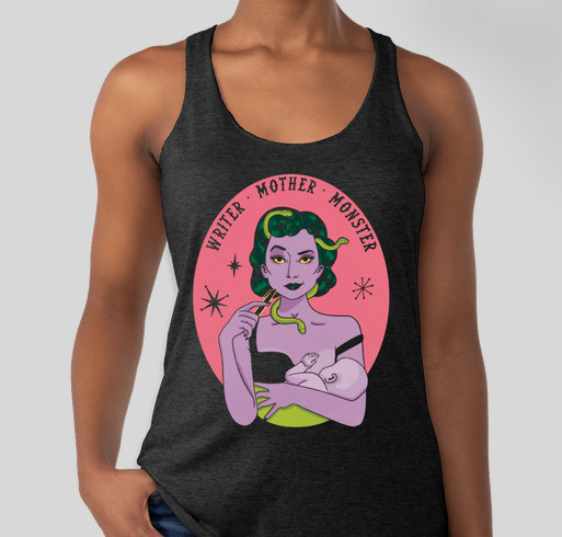 Writer Mother Monster Fundraiser - unisex shirt design - front