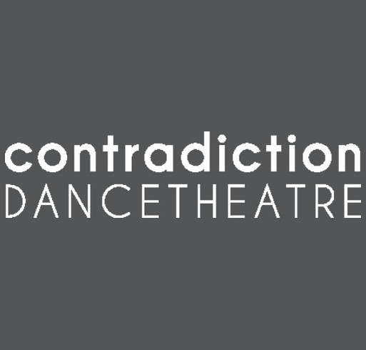 Contradiction Dance Theatre 2017-2018 b/w tank shirt design - zoomed