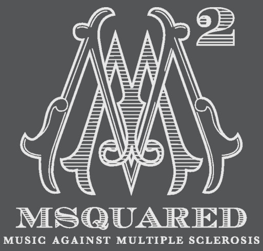 MSquared: Music Against Multiple Sclerosis shirt design - zoomed