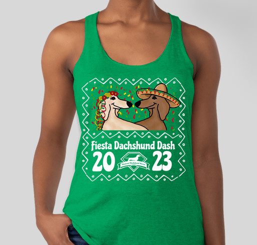 Fiesta Dachshund Dash 2023 Fundraiser - unisex shirt design - front