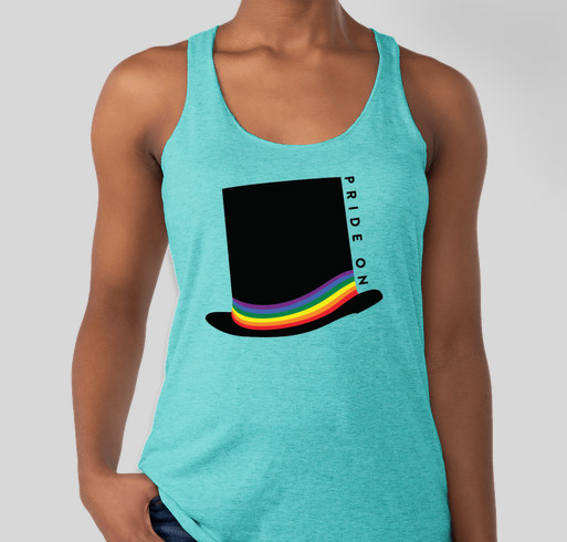 Lincoln P.R.I.D.E. "Abe's Hat Design" Fundraiser - unisex shirt design - front