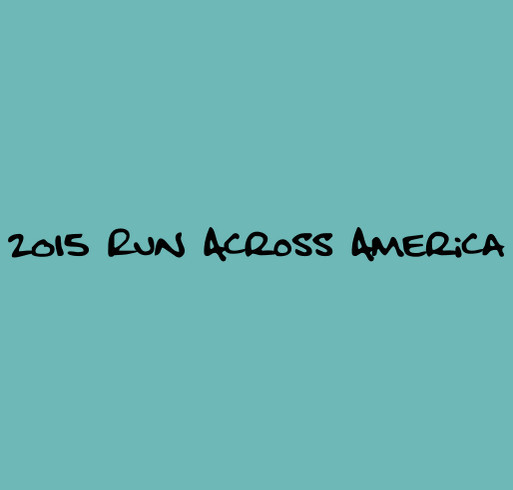 2015 Run Across America shirt design - zoomed