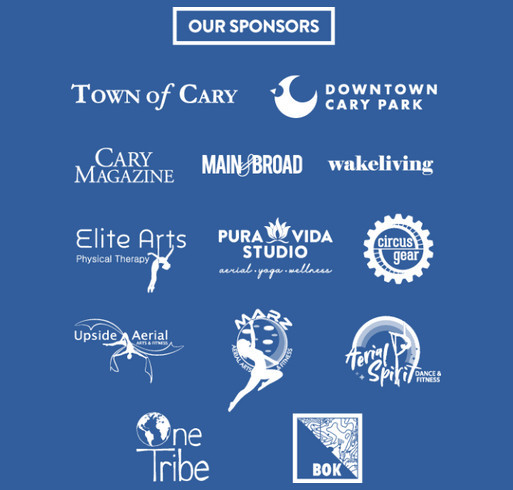 Carolina Circus Festival 2025 Shirt Fundraiser shirt design - zoomed