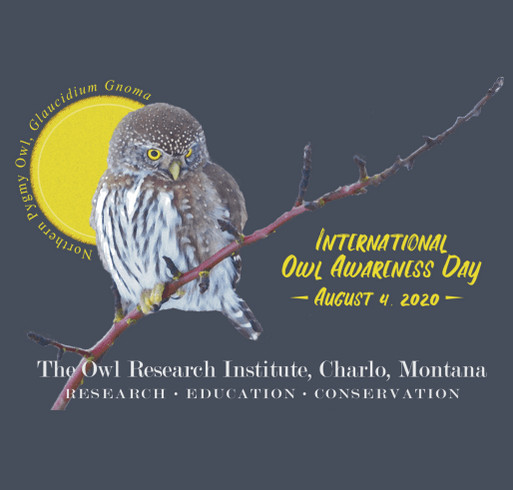International Owl Awareness Day 2020 shirt design - zoomed