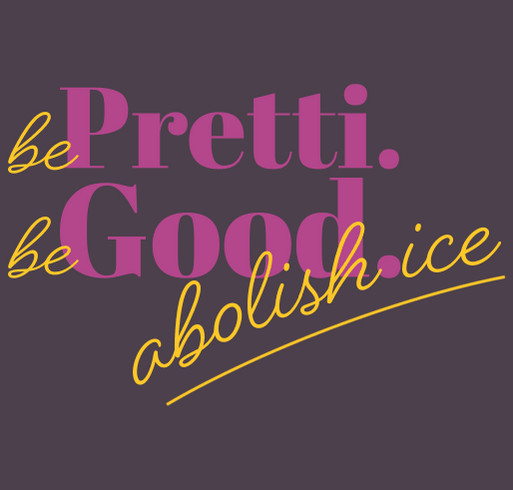 Support ICE detainees shirt design - zoomed