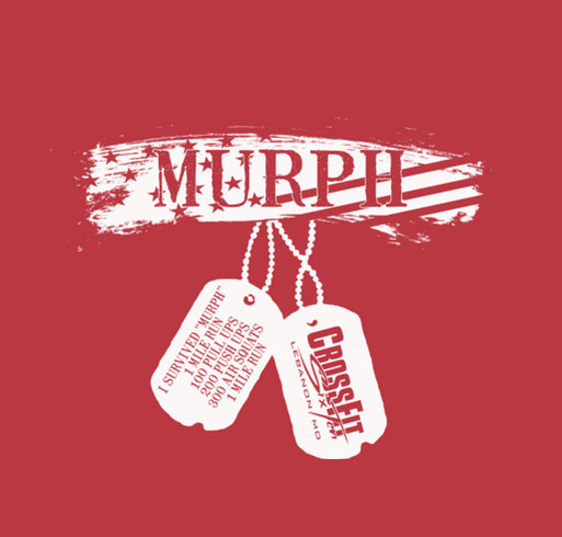 2017 CrossFit610 Annual "Murph" Benefit WOD shirt design - zoomed
