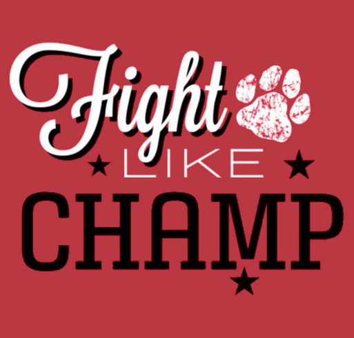 Fight Like CHAMP! shirt design - zoomed
