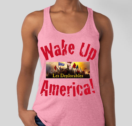 Wake Up, America! Fundraiser - unisex shirt design - front