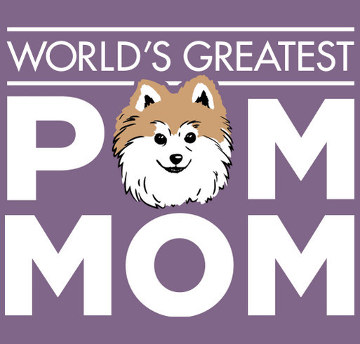 World's Greatest POM MOM shirt design - zoomed