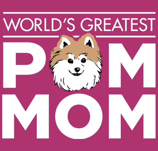 World's Greatest POM MOM shirt design - zoomed