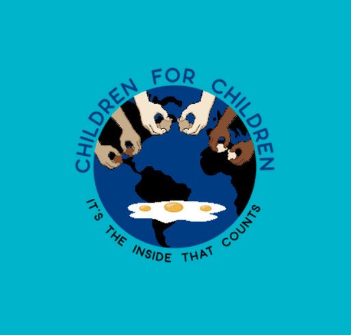 Children for Children shirt design - zoomed
