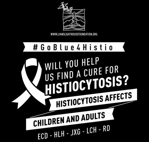 September Histiocytosis Awareness Month! 2019 shirt design - zoomed