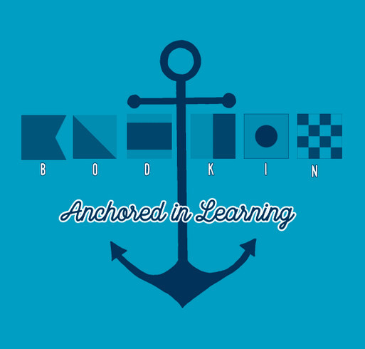 Anchored in Learning - Long Sleeve T-Shirt w/Hood (Youth, Unisex and Ladies Cut) shirt design - zoomed