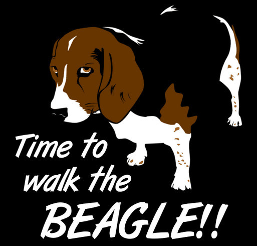 Illinois Birddog Rescue shirt design - zoomed