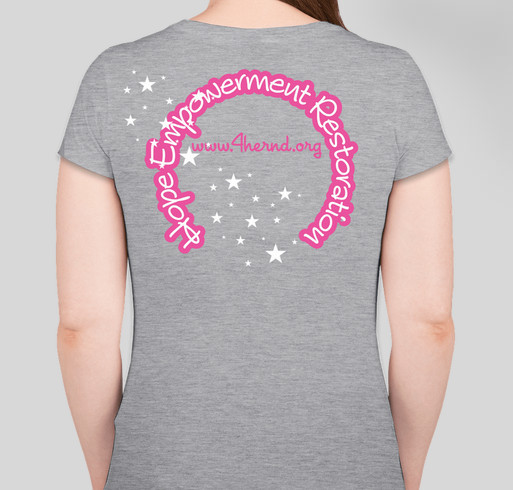 4her North Dakota Fundraiser - unisex shirt design - back