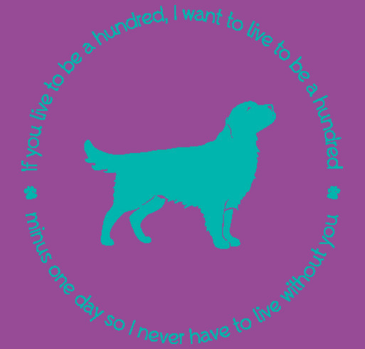 Phoenix Assistance Dogs Golden Love T-Shirts shirt design - zoomed