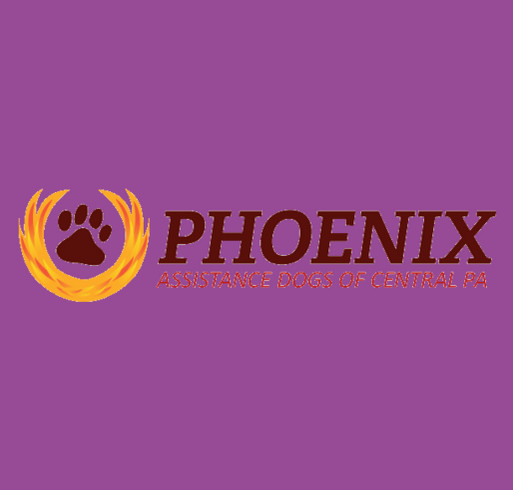 Phoenix Assistance Dogs Golden Love T-Shirts shirt design - zoomed